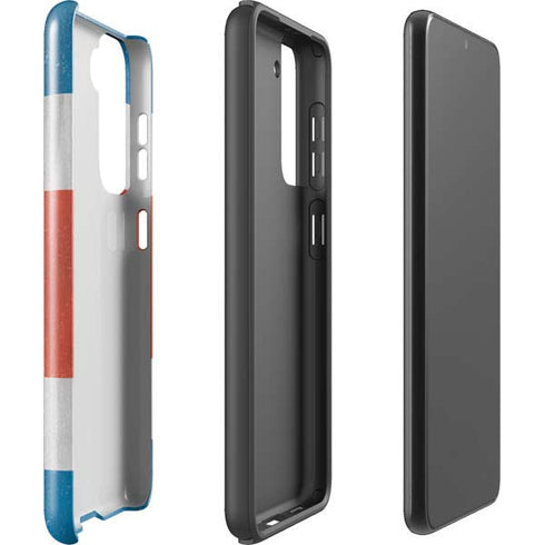 Costa Rican Flag Distressed Galaxy S21 FE Pro Case